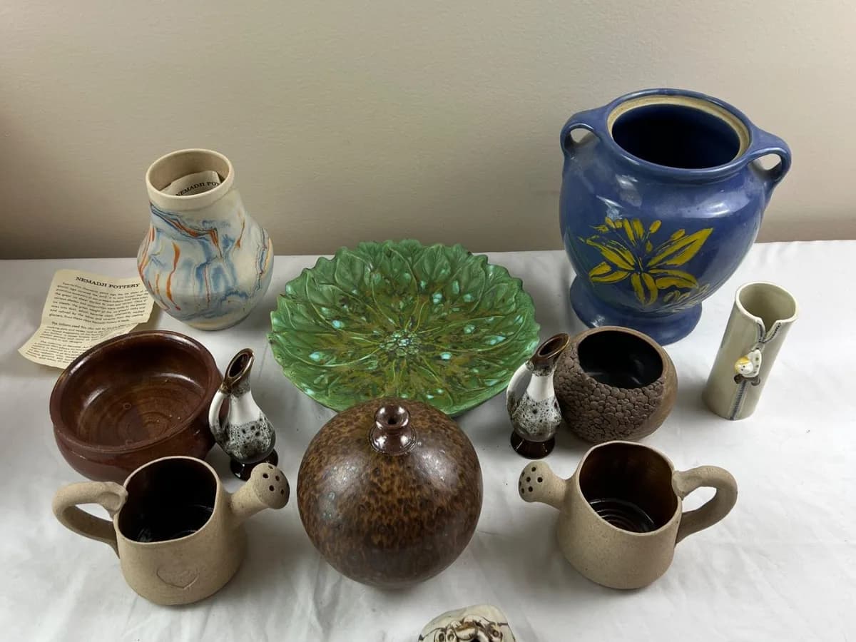 Decorative ceramics from a completed downsizing sale
