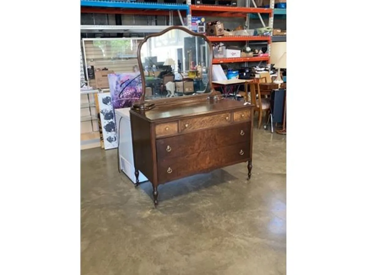 Traditional wood dresser from a completed household sale